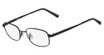 Flexon Eyeglasses FLEXON CLARK 600 (001) BLACK CHROME/001
