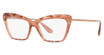 DOLCE & GABBANA Eyeglasses DG5025 TRANSPARENT PINK/3148