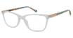 BETSEY JOHNSON Eyeglasses CRYSTAL CLEAR CRYSTAL/CRY