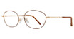 Konishi Eyeglasses KONISHI KF8381 Gold/Taupe/C1