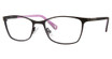 Liz Claiborne Eyeglasses L 446 MTT BLACK/0003