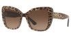DOLCE & GABBANA Eyeglasses DG4348 LEO BROWN ON BLACK/316313