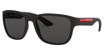 Prada Sport Eyeglasses PS 01US ACTIVE BLACK RUBBER/DG05S0