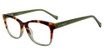 Lucky Brand Eyeglasses D218 Tort Green