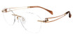 Line Art Eyeglasses XL 2137 GOLD/GP