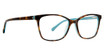 Trina Turk Eyeglasses Teddi Tortoise Aqua/TOAQ