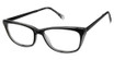 PHOEBE Eyeglasses P321 BLACK/BLK