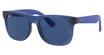 Ray-Ban Junior Eyeglasses RJ9069S JUNIOR JUSTIN RUBBER TRANSPARENT BLUE/706080
