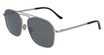 Cutler and Gross Eyeglasses CG1310S (004) SILVER/BLACK/METALLIC/004