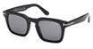 Tom Ford Eyeglasses FT0751 shiny black / smoke polarized/01D
