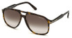 Tom Ford Eyeglasses FT0753 dark havana / gradient roviex/52K