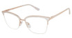 Nicole Miller Eyeglasses Cannes CRYSTAL/ROSE/C01