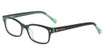 Lucky Brand Eyeglasses VLBD230 Black Green