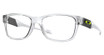 Oakley Youth Eyeglasses OY8012 TOP LEVEL POLISHED CLEAR/801203