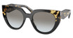 Prada Eyeglasses PR 14WS BLACK/MEDIUM TORTOISE/3890A7