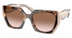 Prada Eyeglasses PR 15WS TORTOISE CARAMEL/POWDER/01R0A6