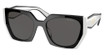 Prada Eyeglasses PR 15WSF BLACK/TALC/09Q5S0