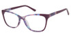 Nicole Miller Eyeglasses IBIZA PURPLE EGGPLANT/C03