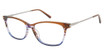Nicole Miller Eyeglasses BARNELL DARK LATTE/C02