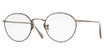 OLIVER PEOPLES Eyeglasses OV1186 COLERIDGE NEW ANTIQUE GOLD/BLACK/5296