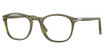 Persol® Eyeglasses PO3007V OLIVE TRANSPARENT GREEN/1142