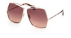 MaxMara Eyeglasses MM0006 shiny rose gold / gradient brown/28F