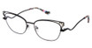 BETSEY JOHNSON Eyeglasses ALL NIGHTER Black/BLK