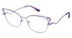 BETSEY JOHNSON Eyeglasses ALL NIGHTER Purple/PUR