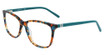 Marchon NYC Eyeglasses M-5015 (340) TORTOISE WITH TEAL/340