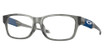 Oakley Youth Eyeglasses OY8021A TOP LEVEL (A) POLISHED GREY SMOKE/802103