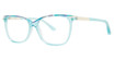 Smilen Elite Eyeglasses 1 AQUA/DEMI