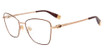 Furla Eyeglasses VFU588 Burgundy 0K99