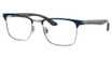Ray-Ban Rx Eyeglasses RX8421 BLUE ON GUNMETAL/3124