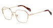 Police Eyeglasses VPLF25 Gold 0300