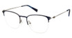 TLG Eyeglasses NU063 NAVY / GUN/C01