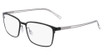 Pure Eyeglasses P-4013 MATTE BLACK/GUNMETAL/002