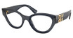 Miu Miu Eyeglasses MU 01VV BLUE TRANSPARENT/08Q1O1