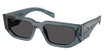 Prada Eyeglasses PR 09ZSF TRANSPARENT OCEAN/17T08Z