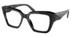 Prada Eyeglasses PR 09ZV BLACK/1AB1O1