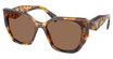 Prada Eyeglasses PR 19ZS HONEY TORTOISE/14L06B