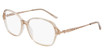 Marchon NYC Eyeglasses TRES JOLIE 201 TAUPE CRYSTAL/204