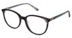 Ann Taylor Eyeglasses AT345 BLCK / TEAL TOR/C01