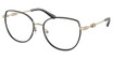 Michael Kors Eyeglasses MK3066J EMPIRE ROUND LIGHT GOLD / BLACK/1014