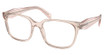 Prada Eyeglasses PR 17ZV CRYSTAL PINK/15J1O1