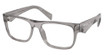 Prada Eyeglasses PR 22ZV TRANSPARENT DARK GREY/16Z1O1
