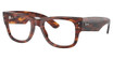 Ray-Ban Rx Eyeglasses RX0840V MEGA WAYFARER STRIPED HAVANA/2144