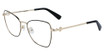 Longchamp Eyeglasses LO2157 GOLD/BLACK/728