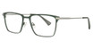 David Spencer Eyewear Eyeglasses Wilcox Green w/Antique Silver/1376B