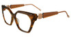 Philipp Plein Eyeglasses VPP068S Wavy Brown 03BQ