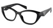 Prada Eyeglasses PR 21ZV BLACK/16K1O1